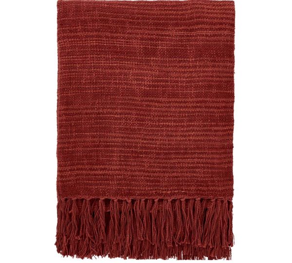 Crown Imperial Red Throw